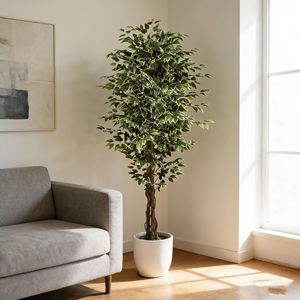 Planta Artificial de Banyan en Maceta <span class=keywords><strong>para</strong></span> Decoración de Interiores, Hoteles y Hogares, Ecológica, <span class=keywords><strong>para</strong></span> Bodas y Plantación, con Simulación de Desmontaje Transfronterizo - Product Image 3
