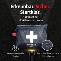 Trousse de premiers secours de voyage ultralégère et compacte pour la randonnée, l'escalade et les sports nautiques - Sac d'urgence avec les essentiels