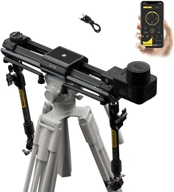 Zeapon Micro 3 E500 Motorized Double Distance Camera Slider Travel Distance 23.23 Inch 4KG-12KG Payload Video Slider