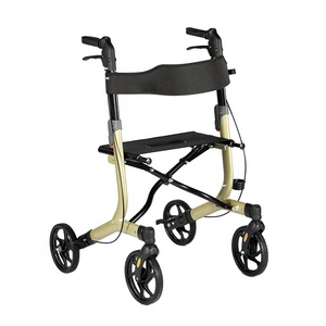 Andador Plegable de Aluminio de Lujo con Asiento Acolchado para Personas con Discapacidad - Product Image 3