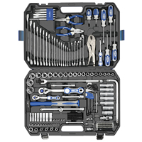 GOODKING 169 Uds. Juego de herramientas mecánicas profesionales de alta calidad, reparación doméstica o automática, Kit de Llave combinada universal 11691