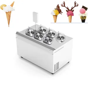 热销Embraco Ce意大利压缩机气泵软冰淇淋自动制作冰淇淋全自动口味60L/H