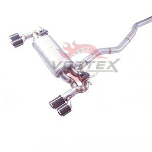 Sistema de escape Valvetronic Vortex Racing compatible con BMW 218i 220i F22 2014-2024, silenciador Catback de alto rendimiento, mejora de sonido, puntas cuádruples. - Product Image 5