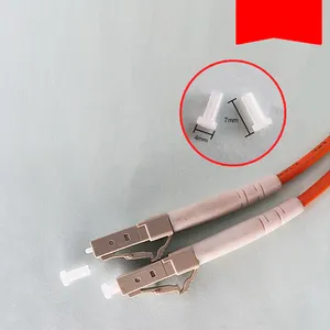 Tampa de poeira da fibra óptica lc para ponteira de 1.25mm adequada para conectores lc e mu, pacote com 1000 peças/pacote