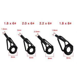 Orjd 40 pièces/lot Kit de réparation de guides de canne à pêche DIY, anneaux de guidage pour la construction de <span class=keywords><strong>cannes</strong></span> à pêche - Product Image 3