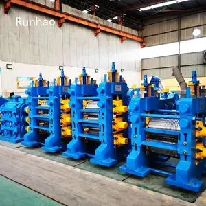 Factory 1-5t per hour capacity rebar making machine steel bar angle deformed bar small hot rolling mill