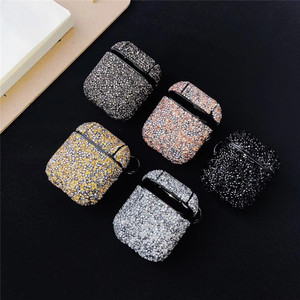 Portátil duradero auricular inalámbrico caja de carga 3D Bling diamantes caso duro para los <span class=keywords><strong>AirPods</strong></span> 1 2 - Product Image 6