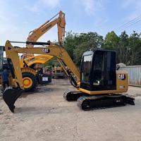 Mini-excavatrice sur chenilles Caterpillar 306E2 d'occasion, 6 tonnes, petite pelle, pompe et vérins hydrauliques CAT d'origine, faible nombre d'heures de fonctionnement