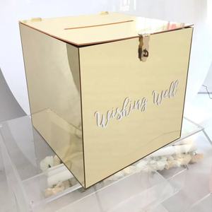 Iangel Hot Sale Gepersonaliseerde Acryl Bruiloft Wens Goed Doos Voor Kantoor Of Partij Gebruik - Product Image 2