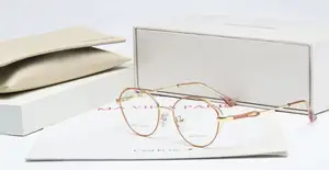 2022メガネ新着キャットアイレトロアンチブルーライトサングラス卸売メタルフレーム女性用光学メガネ