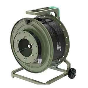 Cable de fibra de tubo espiral blindado de 4 núcleos de 5,0mm LSZH G657A2 con 1 * conector táctico de plástico a 1 * conector LC/APC - Product Image 3