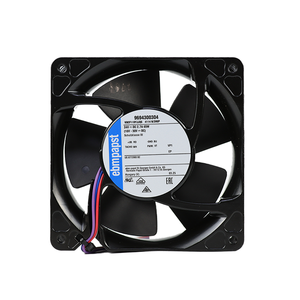 พัดลมระบายความร้อนแบบแกนสำหรับตู้ รุ่น 4114N/2H6P ขนาด 120x120x38 มม. 24VDC 2.7A 65W 440m3/h 8400RPM  แบบลูกปืนไฟฟ้า  OEM/ODM  วัสดุพลาสติก - Product Image 1