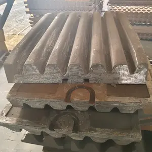 하이 퀄리티 망간 스틸 캐스팅 조 크러셔 액세서리 광석용 마모 부품-합금 조 플레이트 - Product Image 3