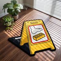 Tapis décoratif imprimé sur mesure, forme irrégulière, antidérapant et lavable pour chambre et salon