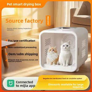 مجفف حيوانات أليفة آمن وبسيط الاستخدام بسعر منخفض مع صندوق تجفيف كهربائي ذكي للقطط والكلاب بعد الاستحمام - Product Image 3