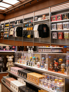 LED Lit Pop Toy Display Cabinet | One-Stop Anime Collectible Shop Design Service with Custom Shelving - Product Image 2