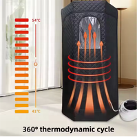 Prix Sauna vapeur professionnel mis en place système Solo transportable vapeur humide Portable Sauna Spa maison avec chaise pour deux personnes