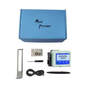 Imprimante à <span class=keywords><strong>jet</strong></span> d'encre portable Yaomatec 12,7 mm, imprimante à <span class=keywords><strong>jet</strong></span> d'encre pour étiquettes, pour œufs, texte personnalisé, date, code QR, impression de codes-barres - Product Image 6