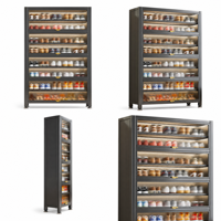 Armoire de rangement en acier, armoire de rangement commerciale en métal pour magasin de détail, bureau, atelier et organisation d'entreprise