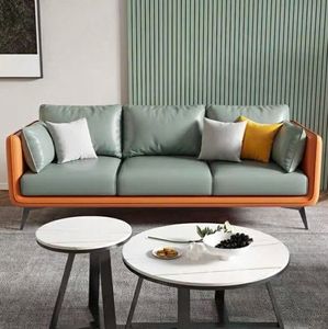 Canapé moderne rembourré pour salon avec style minimaliste et coussins moelleux pour l'intérieur de la maison - Product Image 1