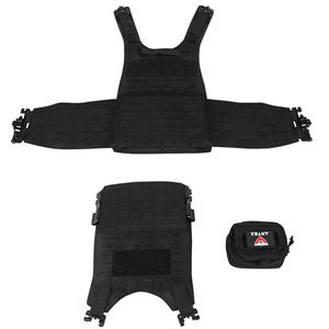 Gilet tactique porte-plaques Molle à dégagement rapide, gilet de sécurité extérieur réglable pour adultes, gilet de combat, Chaleco Táctico - Product Image 6