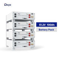Deye SE-G5.1 Pro-B 5kwh 48v 100Ah Baterai Lithium Ion Lifepo4 Tegangan Tinggi untuk Penggunaan Rumah Tangga Penyimpanan Energi Surya Gudang EU