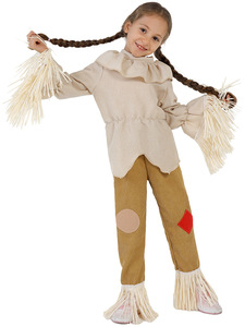 Disfraz <span class=keywords><strong>de</strong></span> espantapájaros dulce girasol personalizado <span class=keywords><strong>de</strong></span> fábrica para <span class=keywords><strong>Halloween</strong></span> para niñas niños traje <span class=keywords><strong>de</strong></span> vestido <span class=keywords><strong>de</strong></span> espantapájaros - Product Image 3