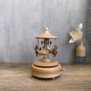 Carillon <span class=keywords><strong>in</strong></span> <span class=keywords><strong>Legno</strong></span> Fatto a Mano Creativo con <span class=keywords><strong>Giostra</strong></span> Rotante e Ballerina, Regalo di Compleanno Personalizzato per Ragazzi e Ragazze - Product Image 2