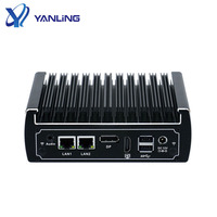 Ordenador de Escritorio Thin Client Más Vendido, Core I3 7100U I5 7200U, Ordenador Industrial Sin Ventilador con 1 Ranura M.2 y 1 Disco Duro de 2.5
