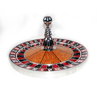 Roulette en bois simple 0 et Double 00 32 pouces, accessoires de table, vente directe en usine