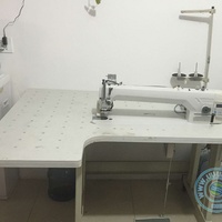 Machine à coudre industrielle chinoise à triple aiguille, point noué, pour cuir, avec moteur haute vitesse