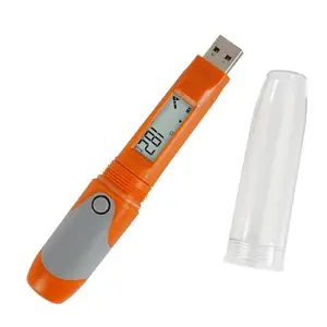 مسجل درجة حرارة USB Elitech ، اختبار درجة الحرارة المقاومة للماء ، نقاط