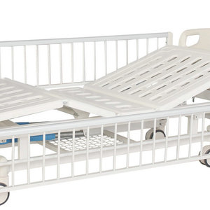 Lit médical Help Health 2100*1010 à double bascule manuelle pour usage hospitalier avec barrière de sécurité - Product Image 2