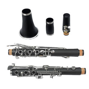 คลาริเน็ตเคลือบนิกเกิล18คีย์20คีย์คลาริเน็ตเหมาะสำหรับผู้เริ่มต้นพลาสติกสีแดง G โทนสี - Product Image 4