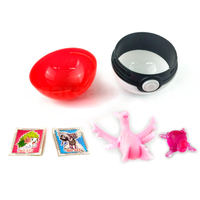 En gros Pas Cher En Plastique Dessin Animé Anime 45mm 47mm 50mm 65mm 70mm Mini Dessin Animé Gachapon Oeuf Boule Capsule Jouet Capsule Anglais