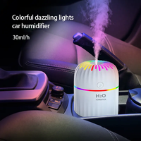 Dropshipping 3 en 1 RGB Couleur 300ml H2o Humidificateur d'air Led Mini Usb Aromathérapie Air Purifier Diffuseur de bureau Pour Voiture Chambre