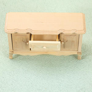 Comida en miniatura Play Toy 1:12 Shop Cocina Restaurante Casa de muñecas Accesorios Mini Aparador de madera - Product Image 4