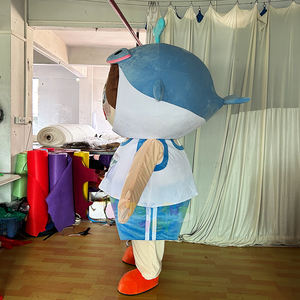 Costume de mascotte de garçon de baleine d'événement aquatique d'entreprise pour la Promotion de carnaval outils de promotion exposition de marque de Cosplay garantie - Product Image 3