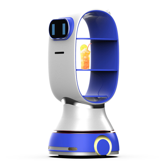 Intelligent Automatic Navigation Restaurant Hotel Food Delivery Service  Robot