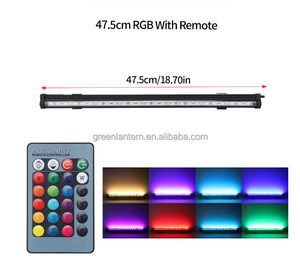 أضواء حوض السمك القابلة للغمر بالتحكم عن بعد RGB، إضاءة قابلة للتعتيم ومقاومة للماء لأحواض الأسماك وأحواض السمك الزجاجية. - Product Image 5