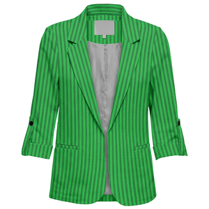 Chaqueta Blazer de Traje Formal Profesional para Mujer, de Doble Botonadura, Tejido Sólido, Transpirable, de Manga Larga, para Entrevistas, Ventas y Trabajo - Product Image 4