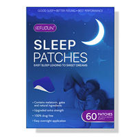60 Patchs Naturels pour le Sommeil avec Mélatonine et GABA – Pansements de Sommeil Profond pour Soulager l'Insomnie – Autocollants de Qualité Médicale