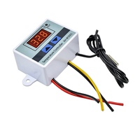 Contrôleur de température numérique XH-W3001 AC110-220V 1500W, thermostat micro-ordinateur avec interrupteur à bascule et câble de 1 m