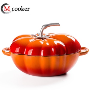 Meilleure qualité ronde l revêtement émaillé en fonte <span class=keywords><strong>cuisine</strong></span> dîner cuisson <span class=keywords><strong>Cuisine</strong></span> Pots à soupe pot à tomates - Product Image 3