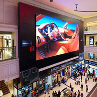 Kapalı tam renkli reklam LED ekran 4K elektronik işaretler TV duvar kiralama dolabı 640x640mm Panel P1.5 P1.8 P2.5 P3 P4