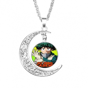 Phong Cách Khác Nhau Anh Hùng của Tôi Học Viện Keychain Boku Không Có Anh Hùng Học Viện Hình Mặt Trăng Mặt Dây Chuyền Anime Vòng Cổ Trang Sức Quà Tặng - Product Image 2