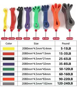 <strong>JOYFIT</strong> Resistance Bands Loop Set of 5 for Strength Training Stretching Pull up Assistance Home Gym Workout - Product Image 3