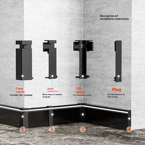 Moderna Striscia LED <span class=keywords><strong>per</strong></span> Battiscopa in Lega di Alluminio di Alta Qualità <span class=keywords><strong>per</strong></span> Illuminazione Ambientale di Hotel e Centri Commerciali - Product Image 5