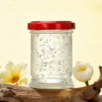 Nouveau design, bocaux en verre écologiques et non toxiques pour confiture et aliments, avec couvercles à clapet pour la conservation de la fraîcheur, Yatai 30ml 50ml