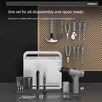 Boîte à outils métallique multifonction pour la maison, kit de réparation de matériel, étanche avec revêtement en acier inoxydable, universel pour électricien quotidien